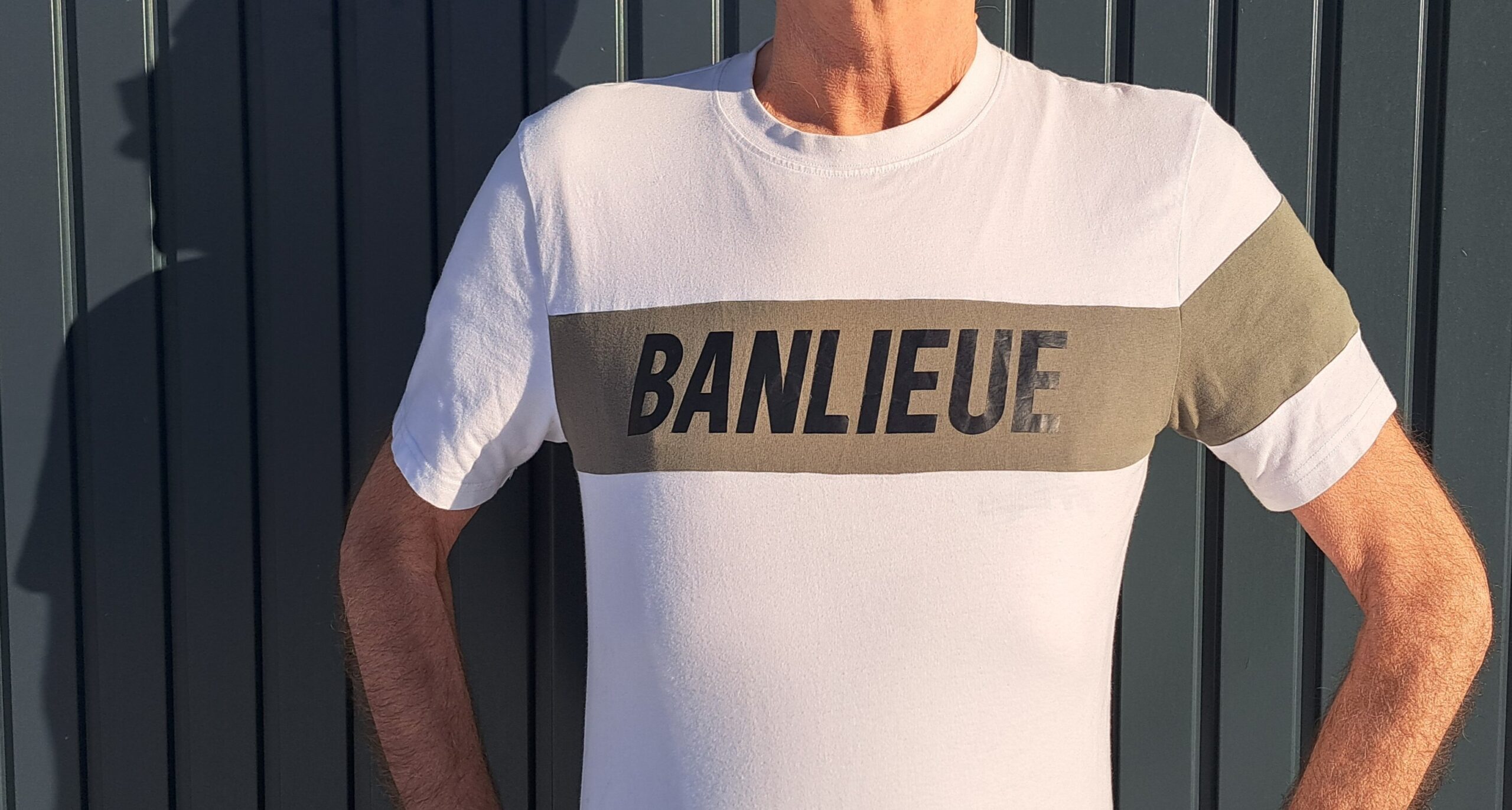 T-shirt met BANLIEUE erop