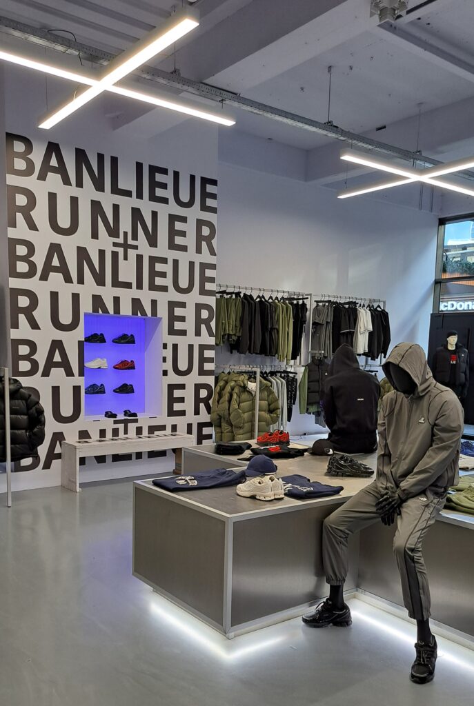 Interieur Banlieue winkel